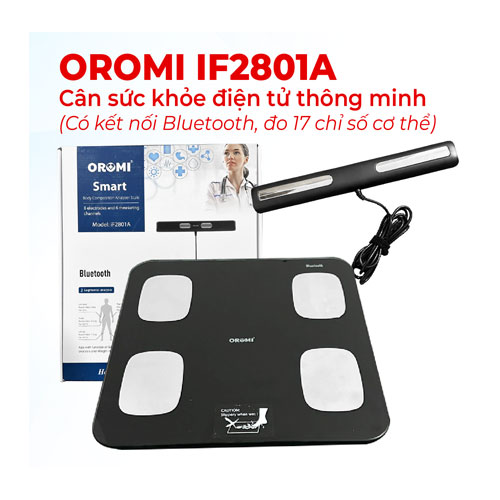 Cân sức khỏe điện tử thông minh Oromi iF2801A Cân sức khỏe điện tử thông minh Oromi iF2801A